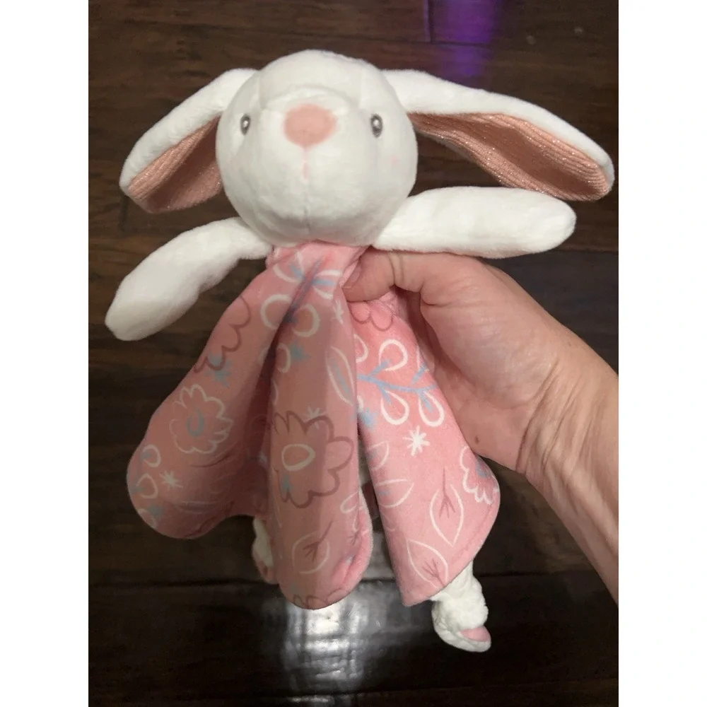 Mary Meyer Bella Bunny Stuffed Animal Lovey Security Blanket 13